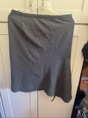 BCBGMaxAzria Gray A-Line Skirt